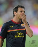 FUSSBALL International Primera Division/Super Cup 2011:  Lionel Messi (Barca)