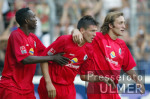 FUSSBALL  1. Bundesliga SC Freiburg-Rostock JUBEL SC
