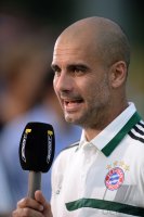 FUSSBALL 1. Bundesliga 2013/2014:  Trainer Pep Guardiola (FC Bayern Muenchen)