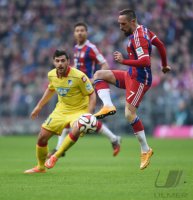 Fussball 1. Bundesliga Saison 14/15: FC Bayern Muenchen - TSG 1899 Hoffenheim