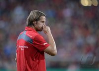 Fussball DFB Pokal 2. Runde 13/14: Trainer Thomas Schneider (VfB Stuttgart)