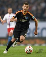 Fussball, 1. Bundesliga  Saison 2014/2015, Relegation: Hamburger SV - Karlsruher SC