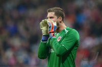 Fussball 1. Bundesliga, Saison 2012/2013:  Torwart Kevin Trapp (Eintracht Frankfurt)