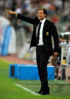FUSSBALL SERIE A:  Trainer Massimiliano Allegri (AC Mailand)