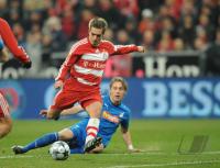 Fussball 1. BL Bayern-Hoffenheim; Zweikampf