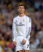 FUSSBALL Primera Division 13/14: Enttaeuschung Cristiano Ronaldo (Real Madrid)