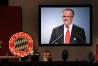 Fussball 1. Bundesliga : Vorstandsvorsitzender Karl Heinz Rummenigge (FC Bayern Muenchen)