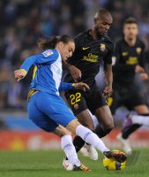 FUSSBALL International Primera Division 11/12:  RCD Espanyol Barcelona - FC Barcelona