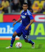 Fussball 1. Bundesliga  Saison 2010/2011: Leverkusen, VIDAL am Ball