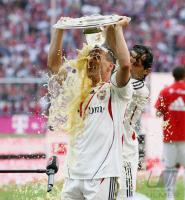 Fussball 1.Bundesliga JUBEL  FC Bayern Muenchen