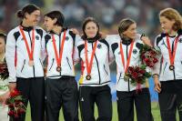 FUSSBALL  Olympia 2008  Spiel um Platz 3 Frauen Deutschland - Japan