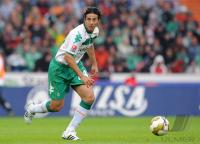 FUSSBALL 1. BUNDESLIGA: Bremen, PIZARRO Einzelaktion