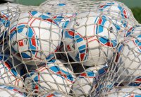 Fussball 1. Bundesliga Saison   2011/2012 : Adidas Torfabrik Ball im Netz