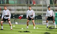 Fussball  Training der deutschen Nationalmannschaft vor dem EM Qualifikationsspiel gegen Irland.
