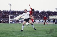 Fussball  EM Qualifikation 1984: Rummenigge, Ahmetaj