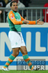 FUSSBALL 1. Bundesliga: Bremen, AILTON Gestik