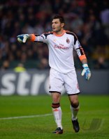 Fussball Champions League 13/14: Torwart Marco Amelia (AC Mailand)