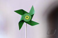 Politik, Wahlkampf Buendnis 90/Die Gruenen: Gruenen Bundesvorsitzender Robert Habeck