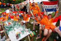 FUSSBALL EURO 2008: Fancamp der Niederlaender in Interlaaken