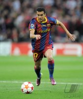 Fussball Champions League Finale 2011:  Pedro Rodriguez  (Barca)