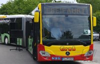 Verkehrsminister Winfried Hermann (Die Gruenen) bei der Firma Moby - mobility for you