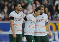 FUSSBALL  1. BUNDESLIGA  09/10  SC Freiburg  - SV Werder Bremen