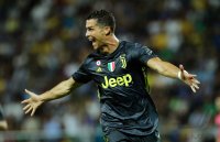 FUSSBALL SERIE A 2018/2019: JUBEL Cristiano Ronaldo (Juventus Turin)