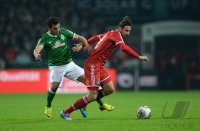 Fussball, 1. Bundesliga  Saison 2013/2014: SV Werder Bremen - FC Bayern Muenchen