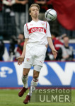 Fussball 1. Bundesliga: Stuttgart, HINKEL Einzelaktion