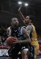 Basketball  1. Bundesliga  09/10  Walter Tigers Tuebingen -New York Phantoms Braunschweig