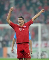 Fussball CHL  Saison 2011/2012:  Mario Gomez (FC Bayern Muenchen)