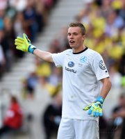 Fussball DFB Pokal 1. Runde 14/15: Torwart Mark Redl (Kickers)