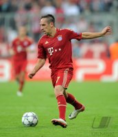 Fussball CHL  Saison 2011/2012: Franck Ribery (FC Bayern Muenchen)