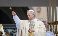 Rom, Vatikan 18.05.2025  Amtseinfuehrung Papst Leo XIV.