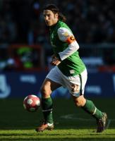 FUSSBALL, 1. BUNDESLIGA, 25. Spieltag: Bremen, FRINGS Einzelaktion