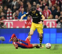 Fussball 1. Bundesliga Saison 14/15: FC Bayern Muenchen - Borussia Dortmund