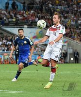 FUSSBALL WM 2014 FINALE: TOR zum 1-0 Mario Goetze (Deutschland)