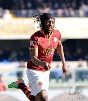FUSSBALL SERIE A 2013/2014: JUBEL Gervinho (AS Rom)