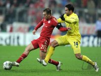 Fussball CHL  Saison 2011/2012:  FC Bayern Muenchen - FC Villarreal