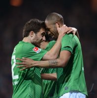 Fussball 1. Bundesliga  Saison 11/12:  SV Werder Bremen - Borussia Moenchengladbach
