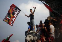 FUSSBALL SERIE A:  Meister 2011  AC Mailand Meisterfeier