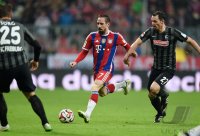 Fussball 1. Bundesliga Saison 14/15: FC Bayern Muenchen - SC Freiburg
