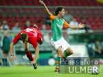 Fussball UI-CUP: Bremen - Pasching,  Zweikampf