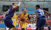 Basketball 1. Bundesliga 15/16 Hauptrunde: Walter Tigers Tuebingen - Crailsheim Merlins