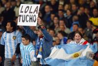 FUSSBALL; Argentinische Fans