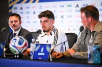 Fussball WM 2026 Deutschland -  Paraguay, Pressekonferenz,