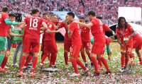 Fussball 1. Bundesliga Saison 18/19: Meister FC Bayern Muenchen