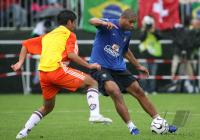 Fussball WM 2006: Trainingsspiel Brasilien-Fluminense Football Club