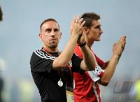 Fussball Champions League Finale: Franck Ribery, Miroslav Klose (v. li., FCB)