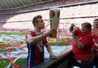 Fussball 1. Bundesliga  Deutscher Meister 14/15 FC Bayern Muenchen